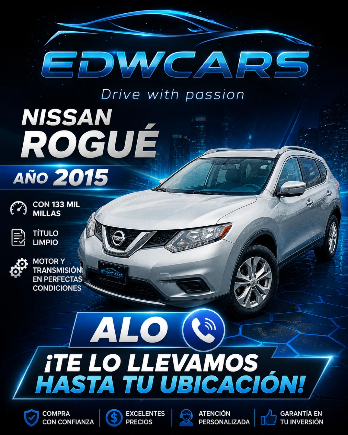 2015 Nissan Rogue Select Silver
