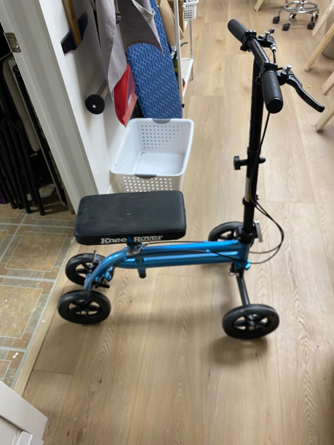 Knee Rover Steerable Knee Walker Scooter - Blue