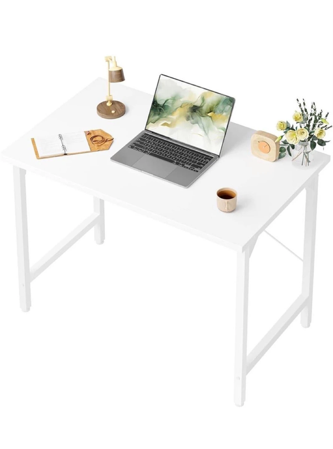 BEXEUE Folding Desk - White