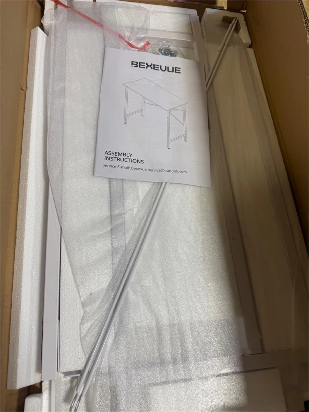 BEXEUE Folding Desk - White - photo 4