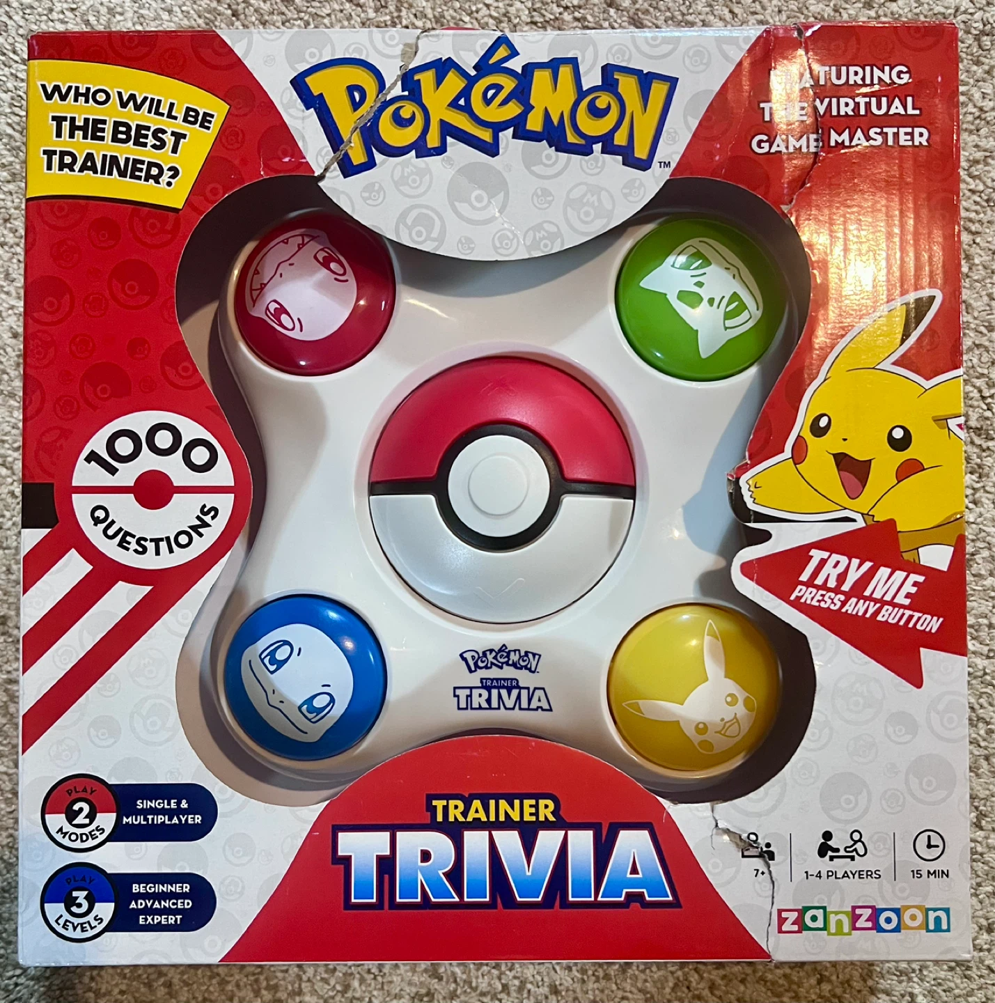 Pokemon Trainer Trivia Game