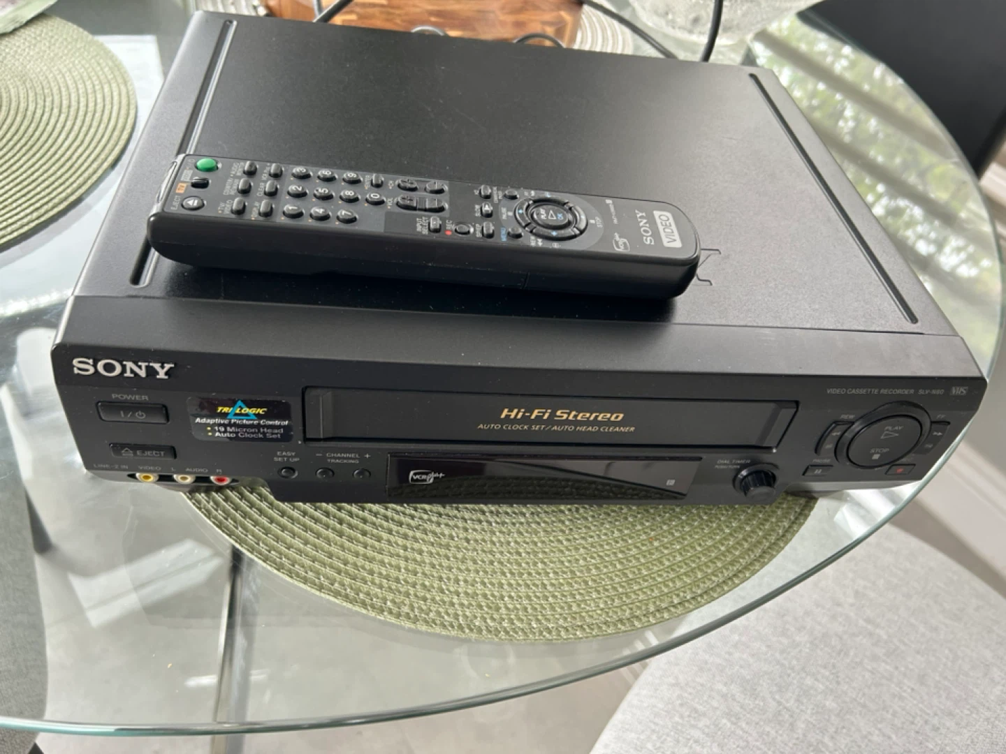 Sony Hi-Fi Stereo VHS VCR SLV-XG50 with Remote - photo 2