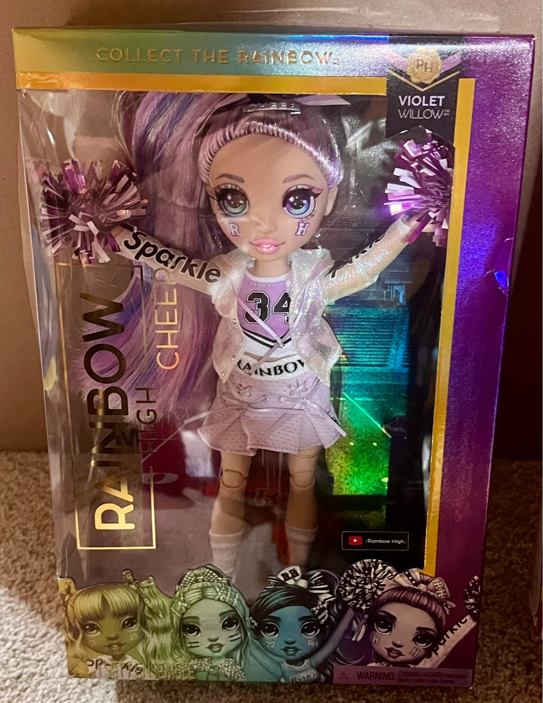 Rainbow High Violet Willow Cheer Doll