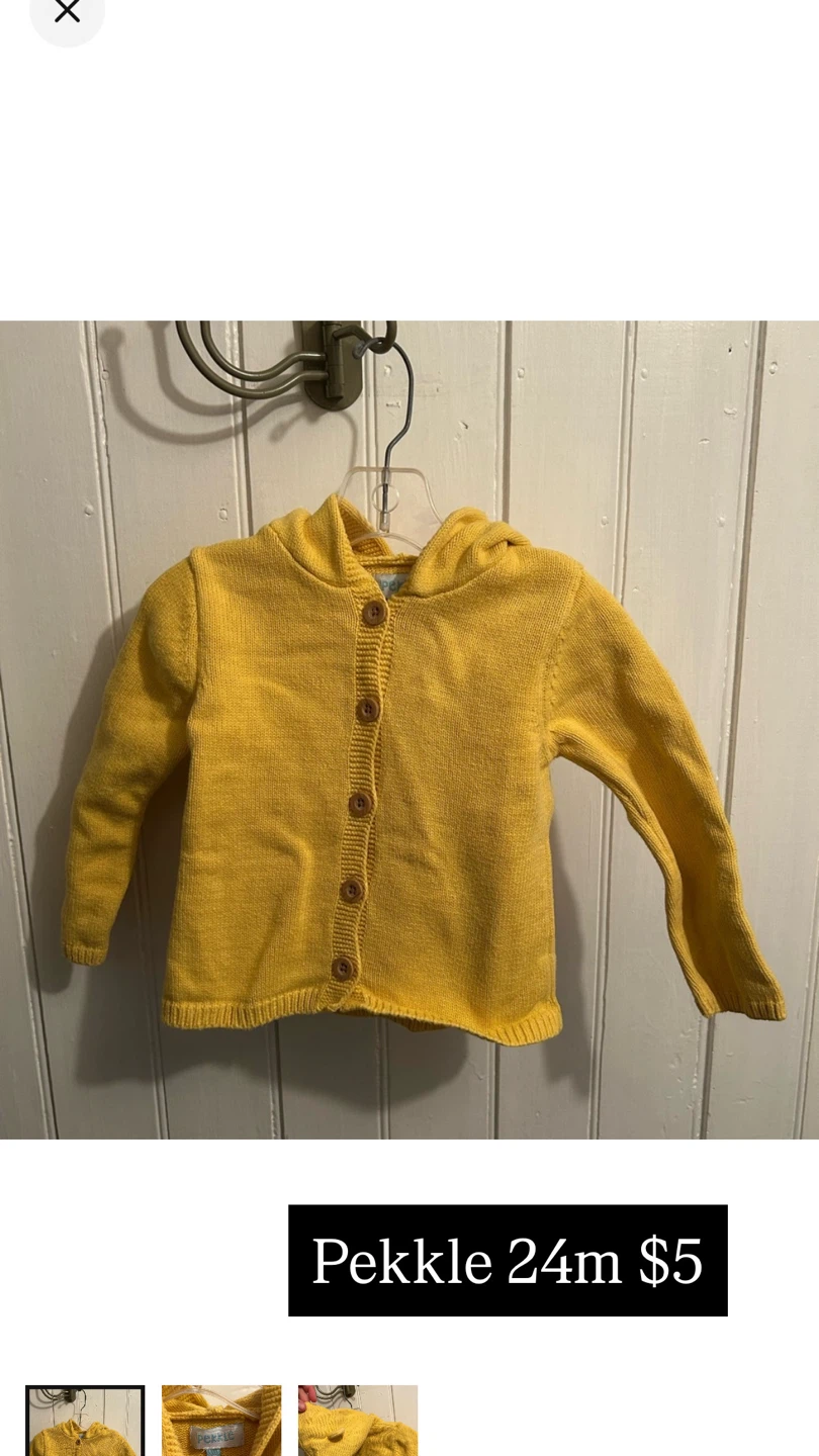 Kids knit cardigan