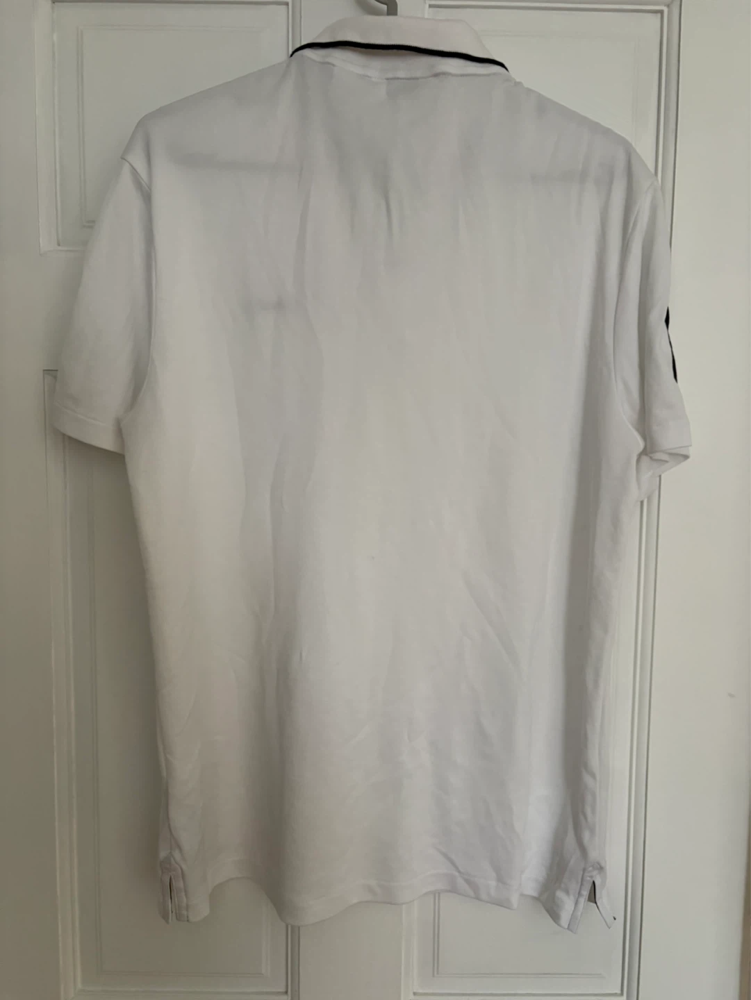 Calvin Klein White Polo Shirt - Size Medium - photo 3