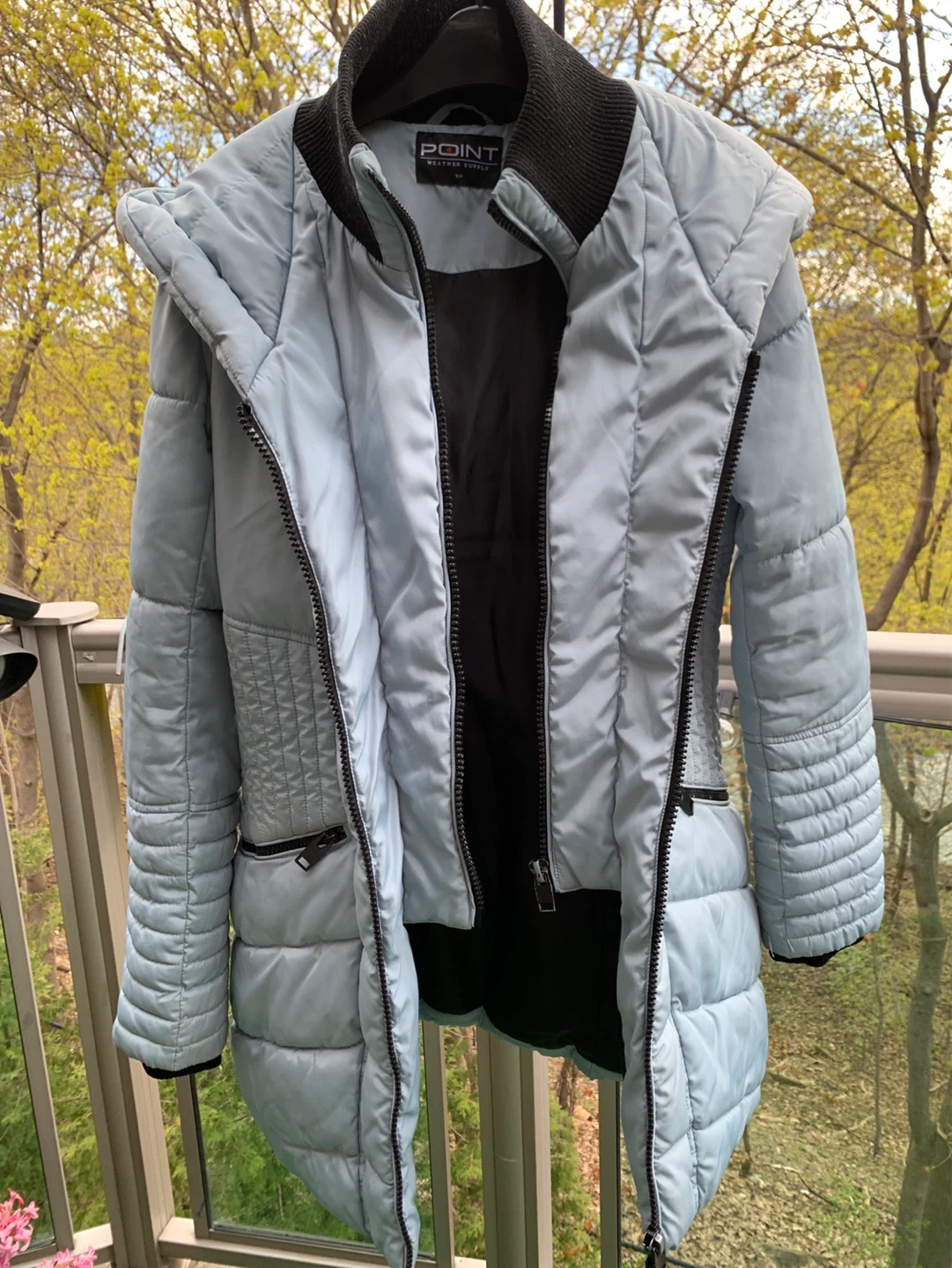 Point Weather Supply Light Blue Puffer Coat - photo 4