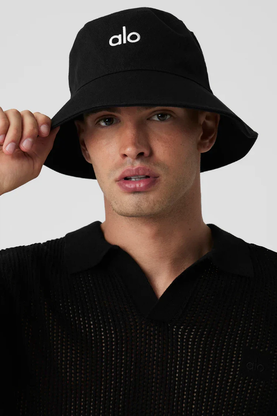 Alo Weekender Bucket Hats - Black/White - photo 4
