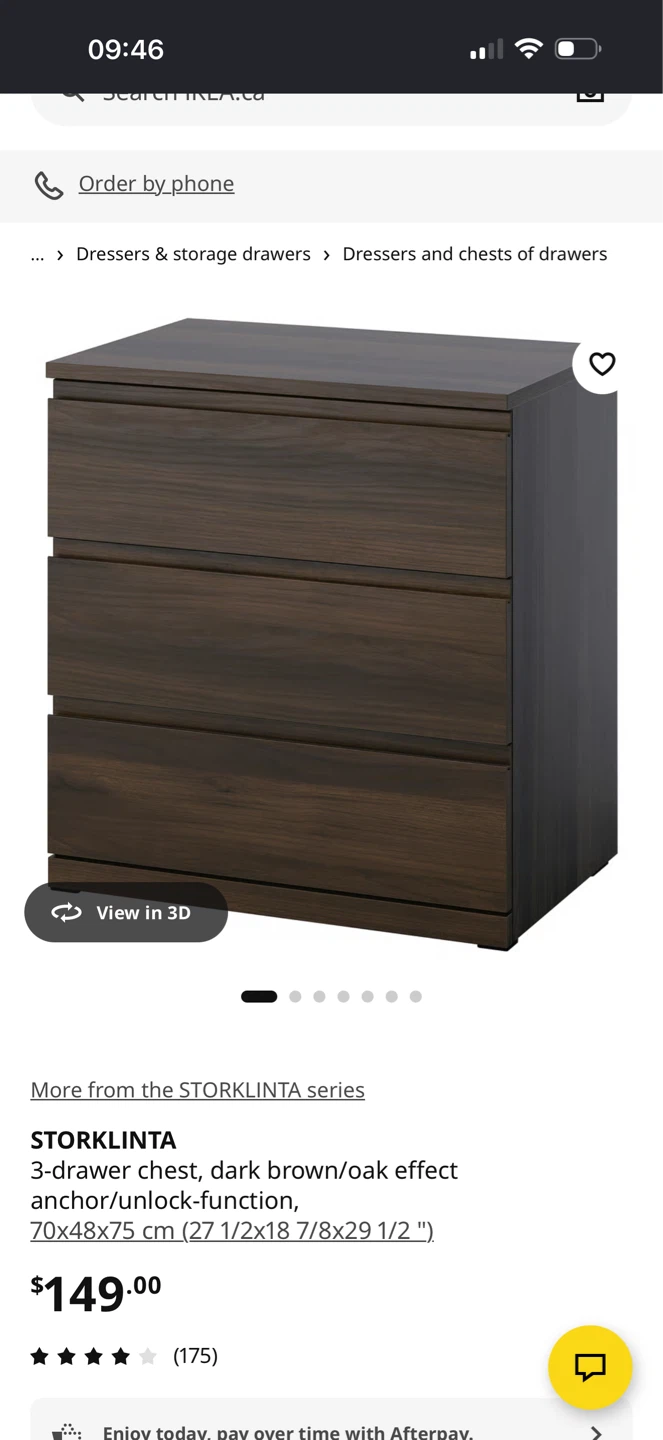 IKEA Storklinta 3-drawer dresser - photo 5