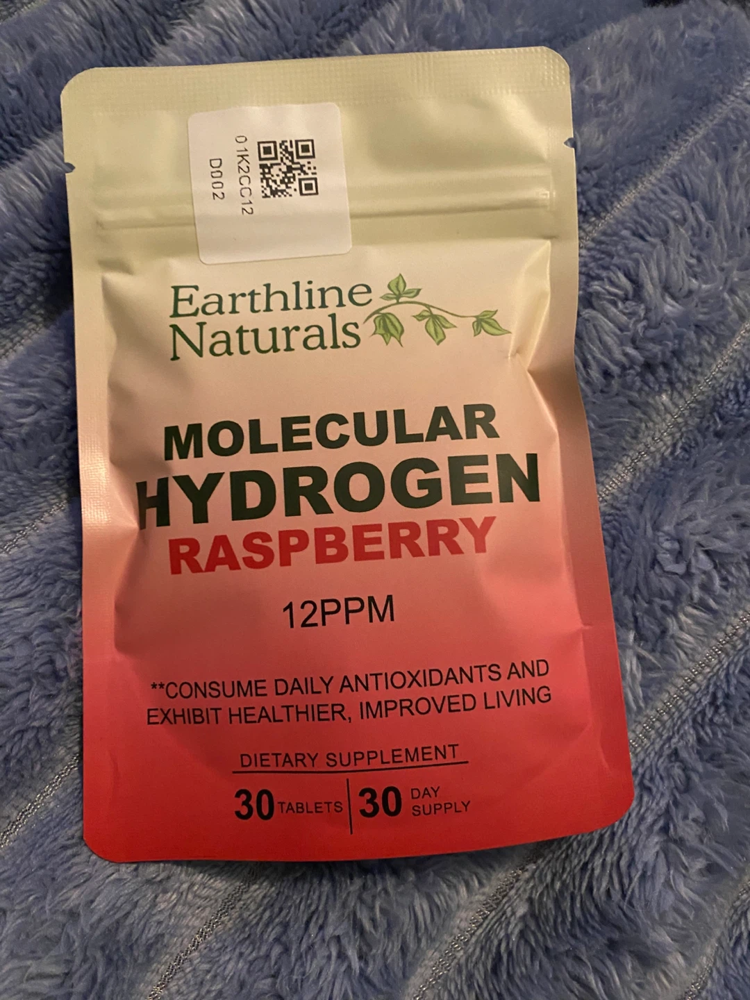 Earthline Naturals Raspberry Molecular Hydrogen Tablets