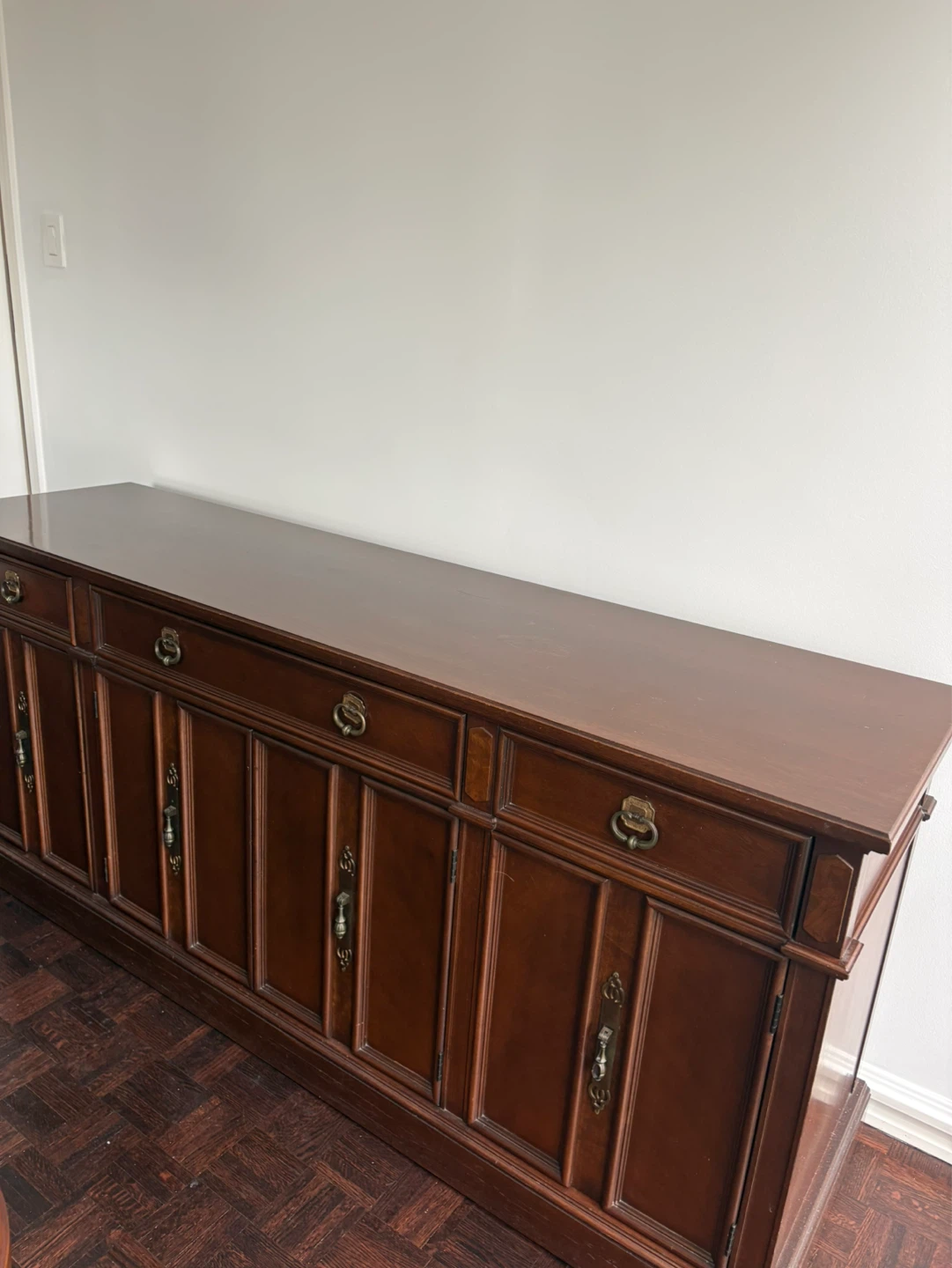 Wooden Sideboard with Drawers and Doors - photo 3