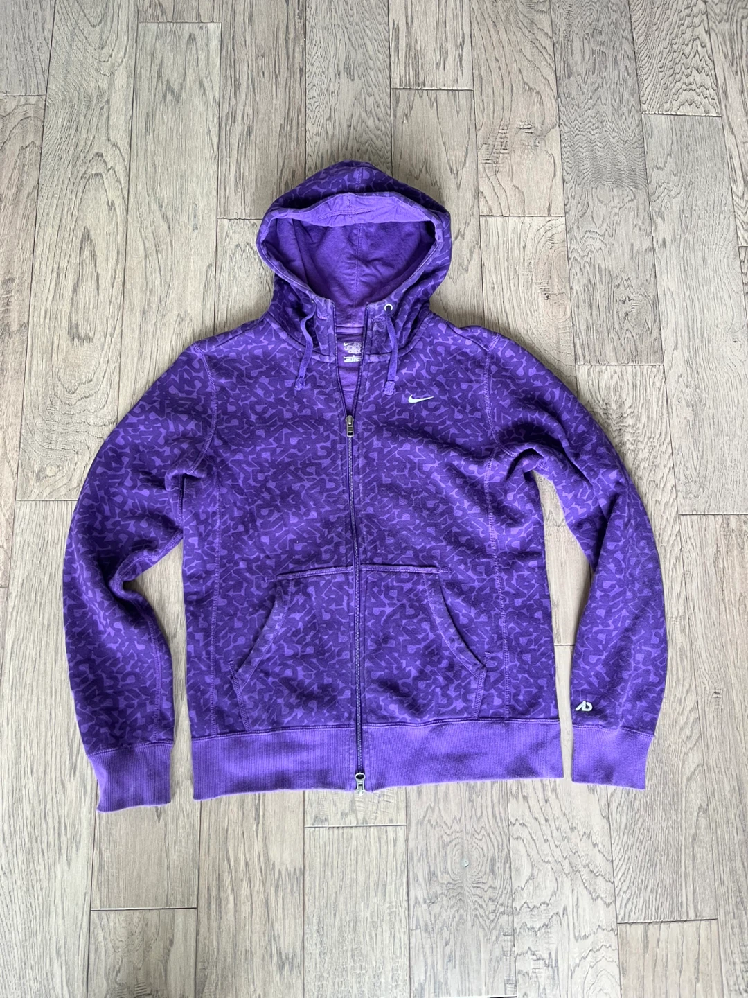 Nike Women's Purple All-Over Print Full-Zip Hoodie - photo 2