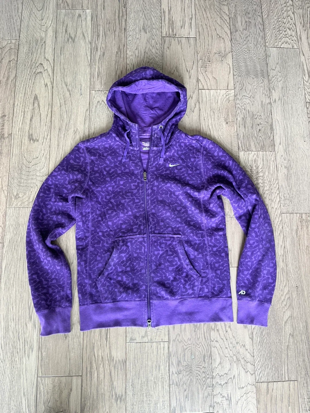 Nike Women's Purple All-Over Print Full-Zip Hoodie - photo 2