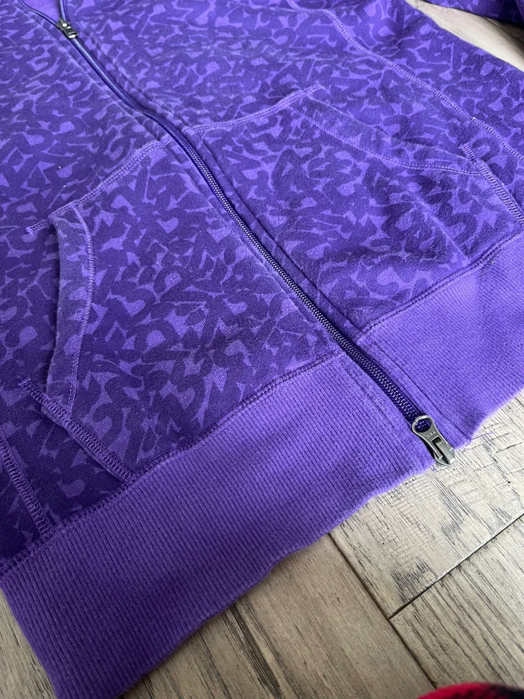 Nike Women's Purple All-Over Print Full-Zip Hoodie - photo 4