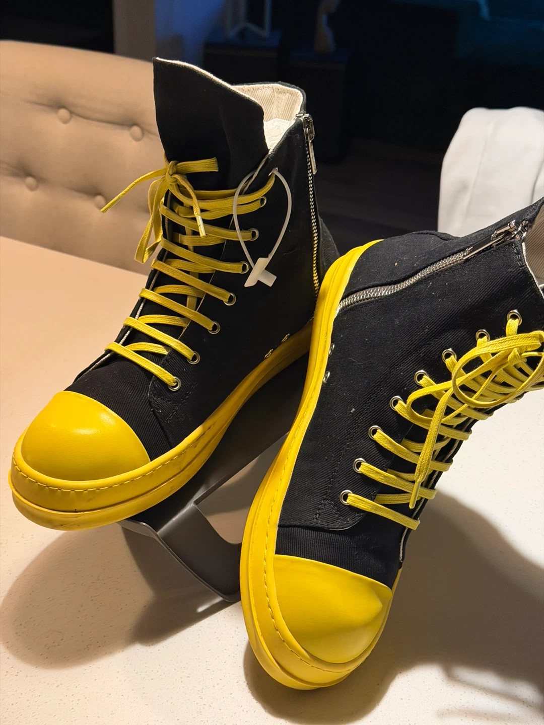 Rick Owens high-top sneakers