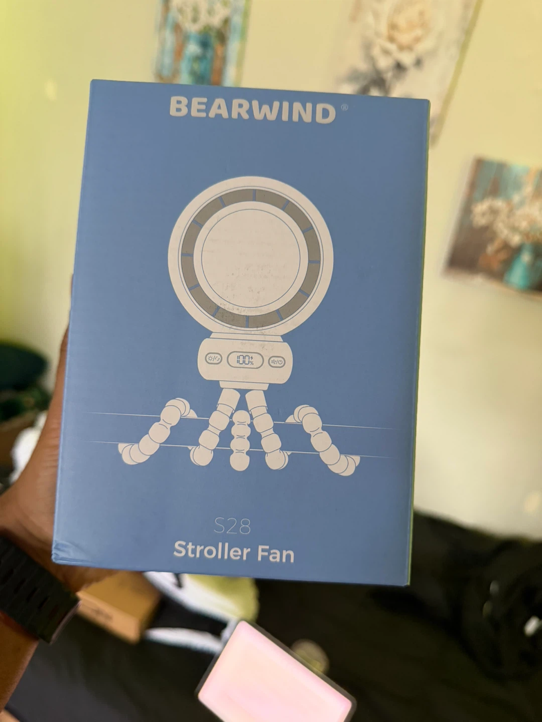 Bearwind S28 Stroller Fan - Black