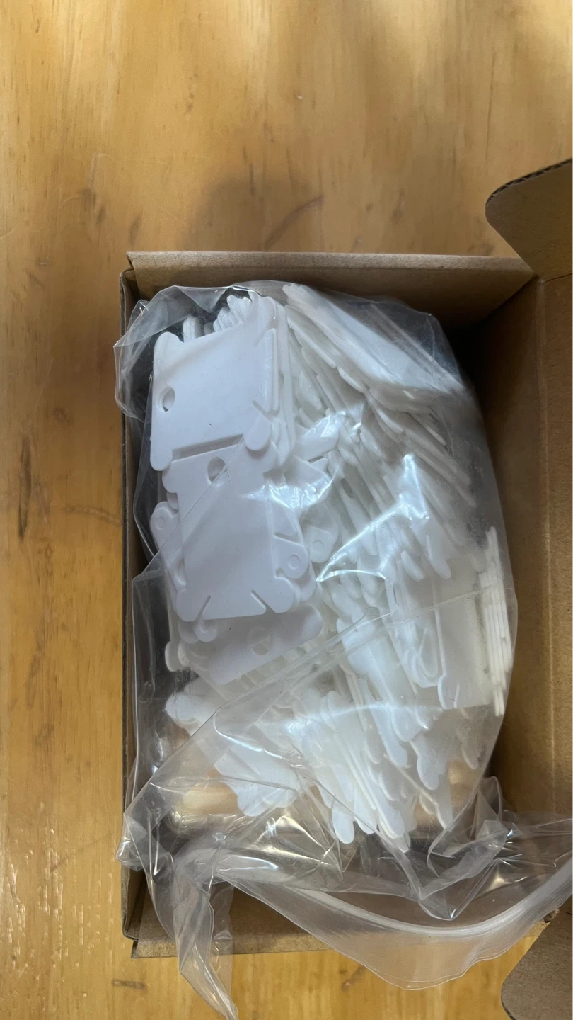 White Plastic Thread Bobbins (Set of 50)