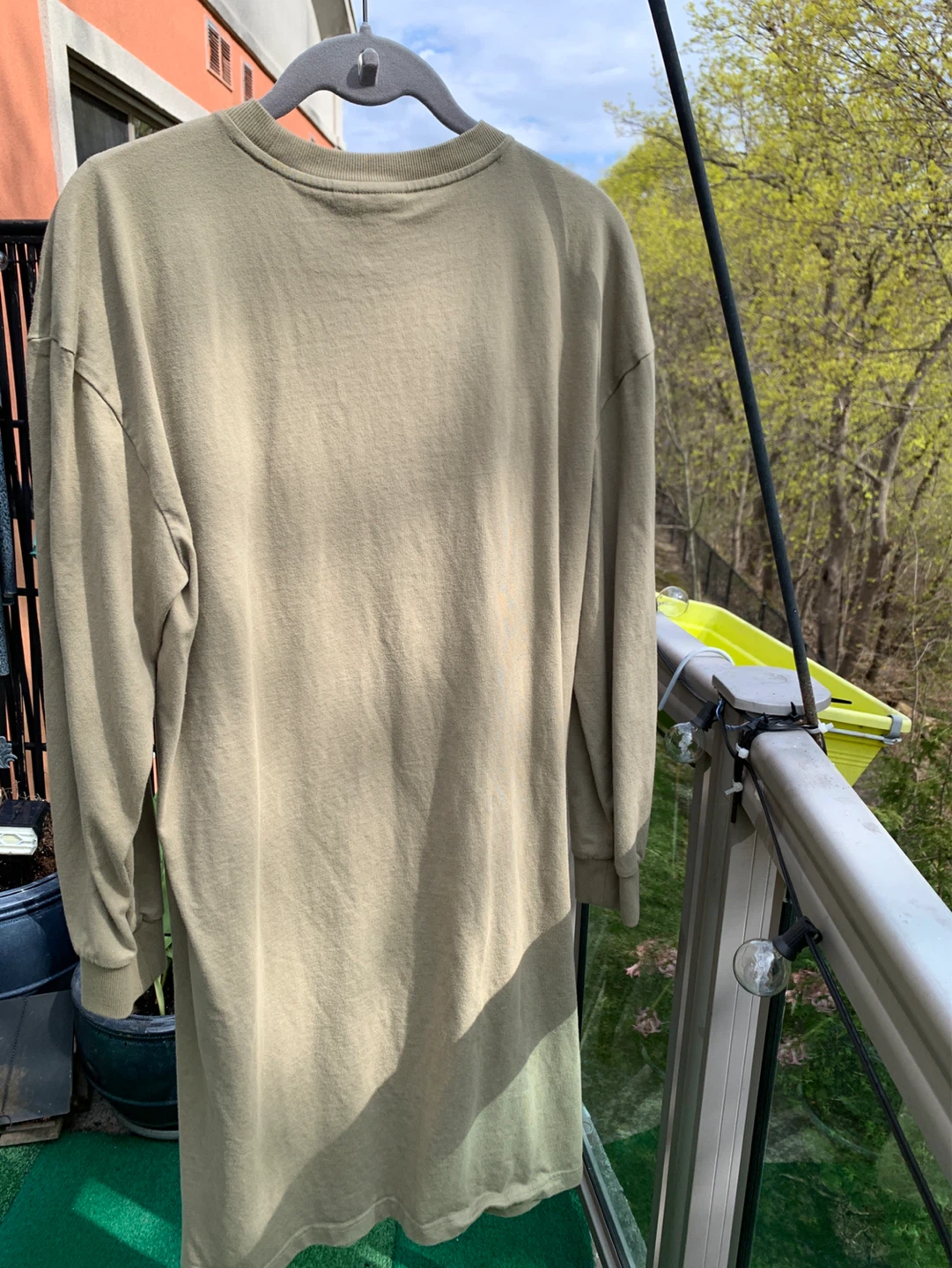 Adidas Women's Long Sleeve Dress Khaki Green Size S/M - photo 3