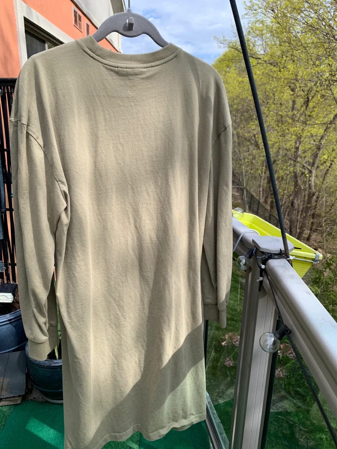 Adidas Women's Long Sleeve Dress Khaki Green Size S/M - photo 3