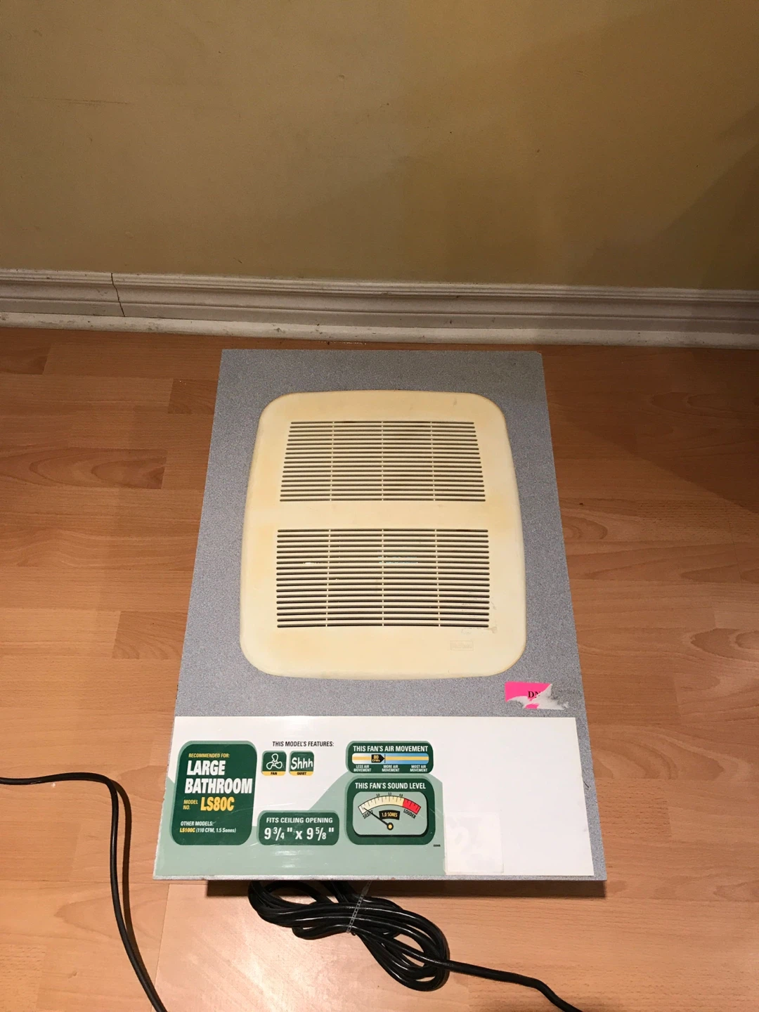 Broan LS80C Bathroom Fan