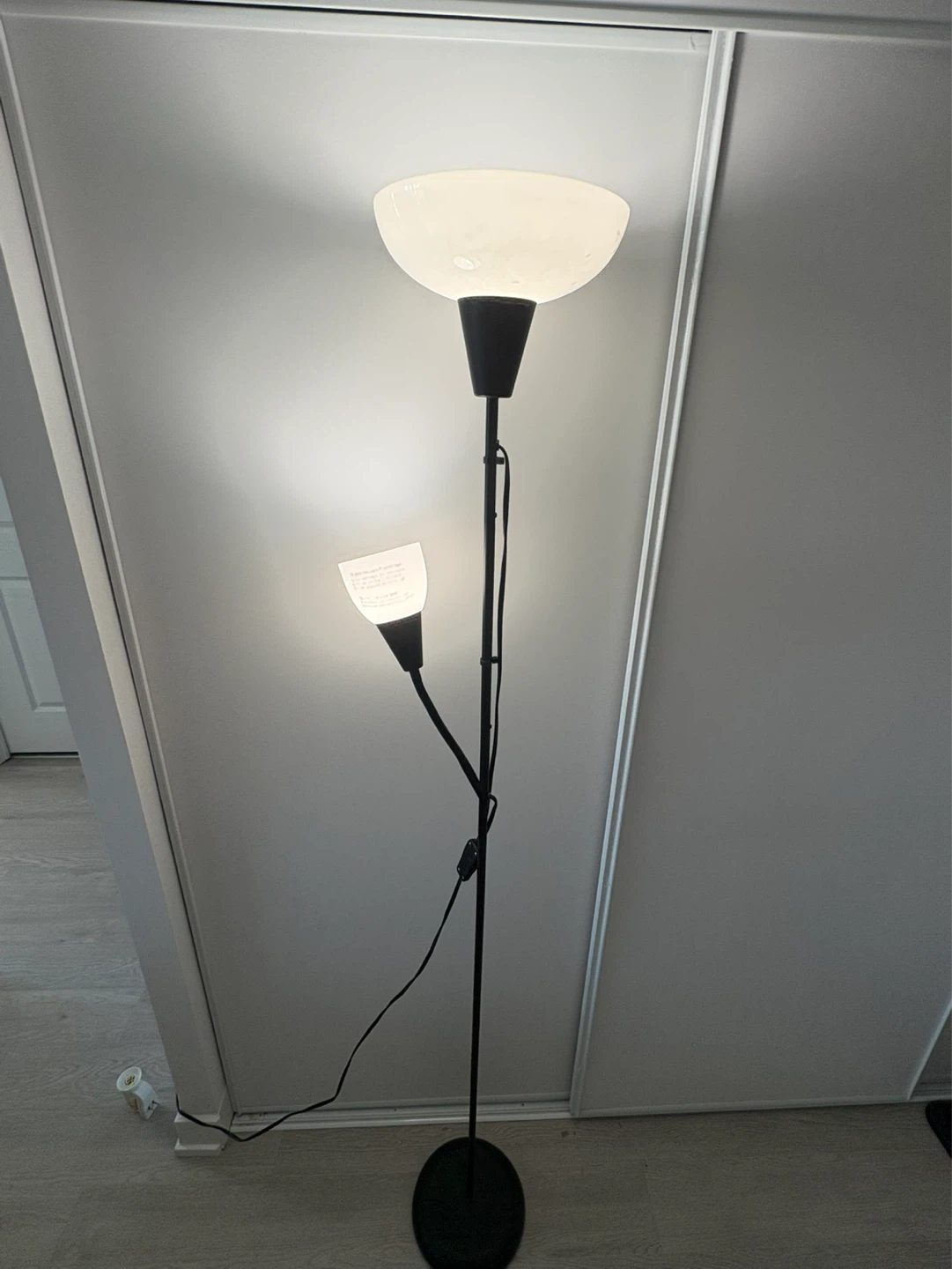 IKEA Floor Lamp with Adjustable Reading Light