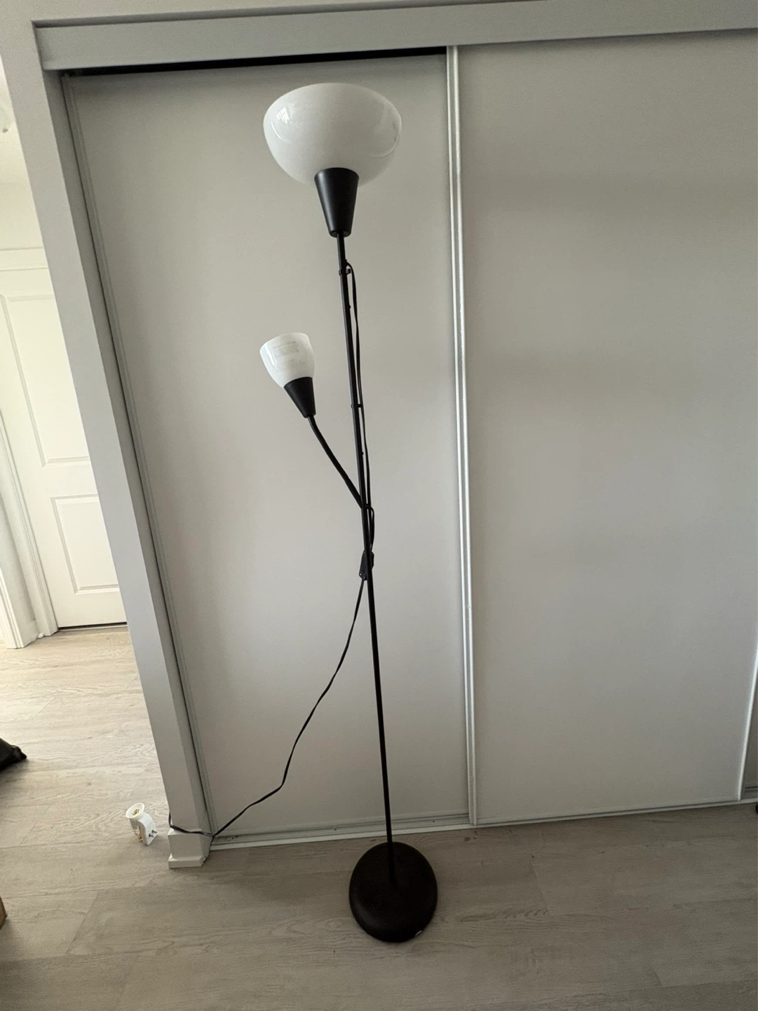 IKEA Floor Lamp with Adjustable Reading Light - photo 2