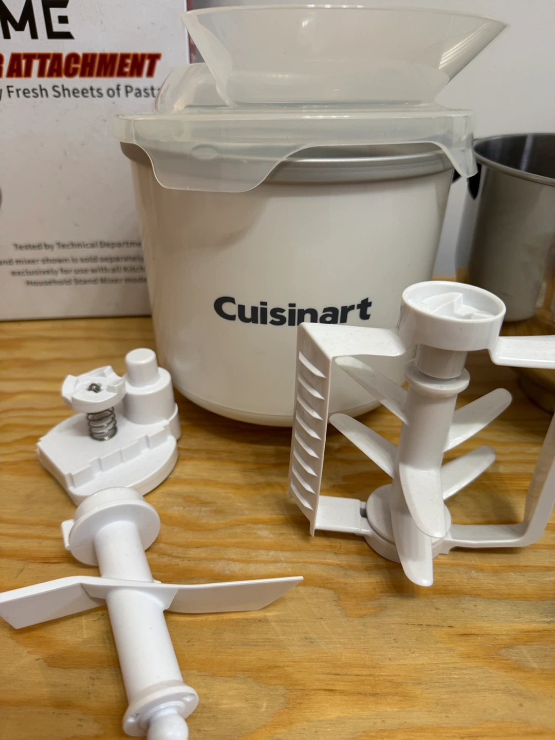 Cuisinart Stand Mixer with Pasta Attachment and Ice Cream Maker - photo 3