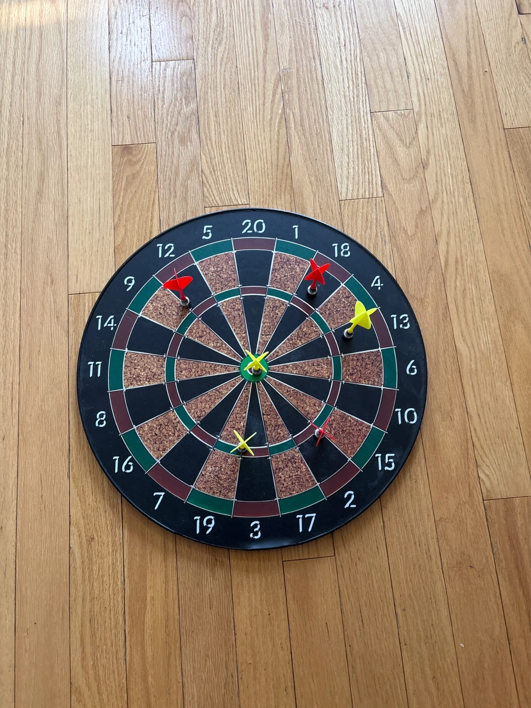 Dartboard with 4 Darts