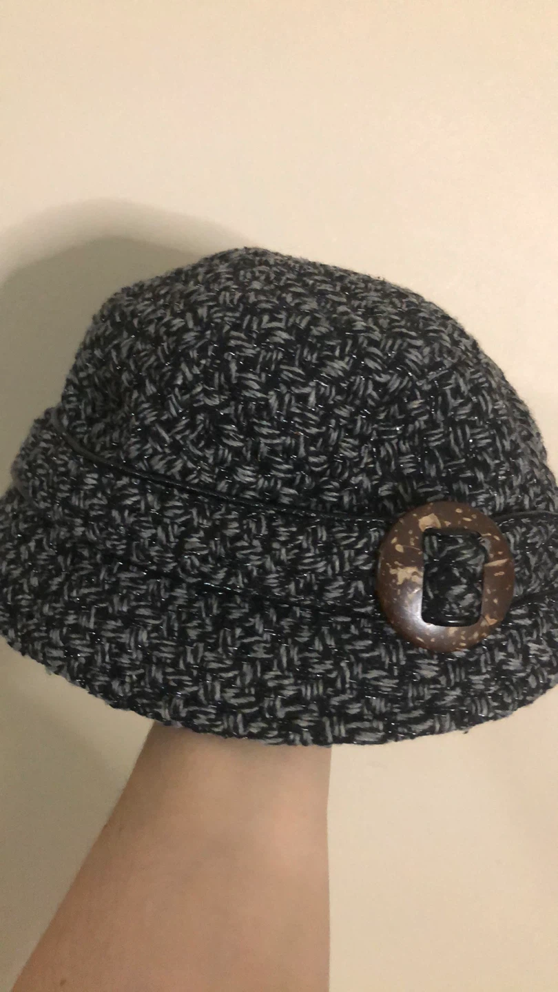 Bucket Hat with Wooden Detail