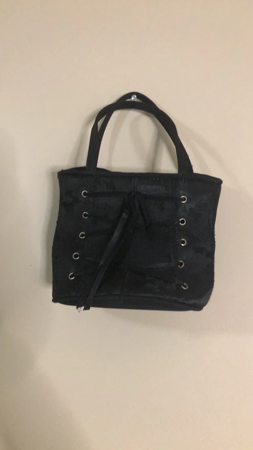 Black Corset Style Tote Bag - photo 4