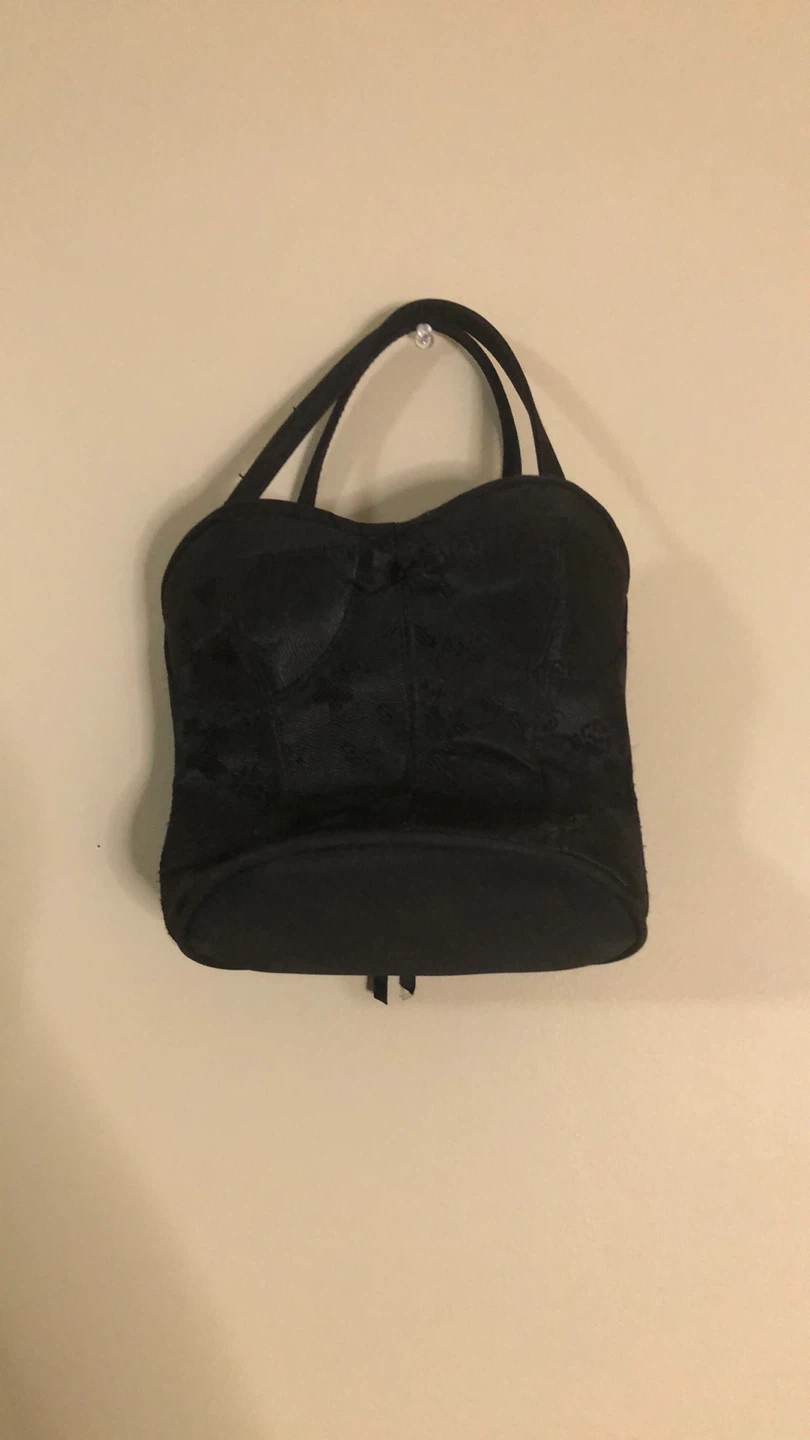 Black Corset Style Tote Bag - photo 3