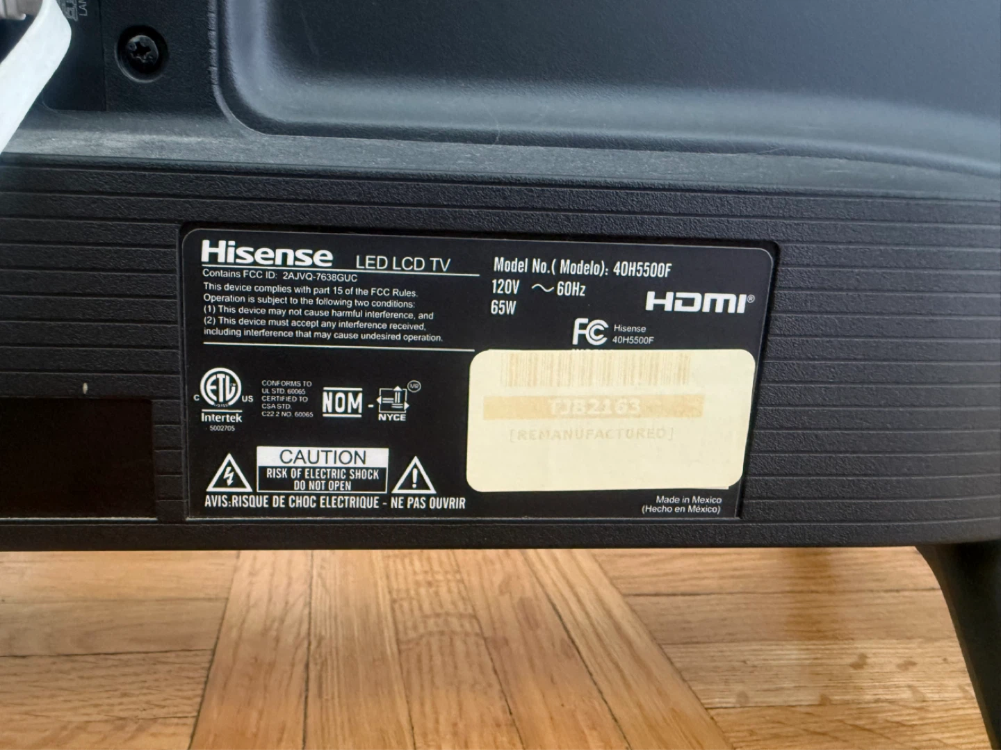 Hisense 40H5500F LED LCD TV - photo 2