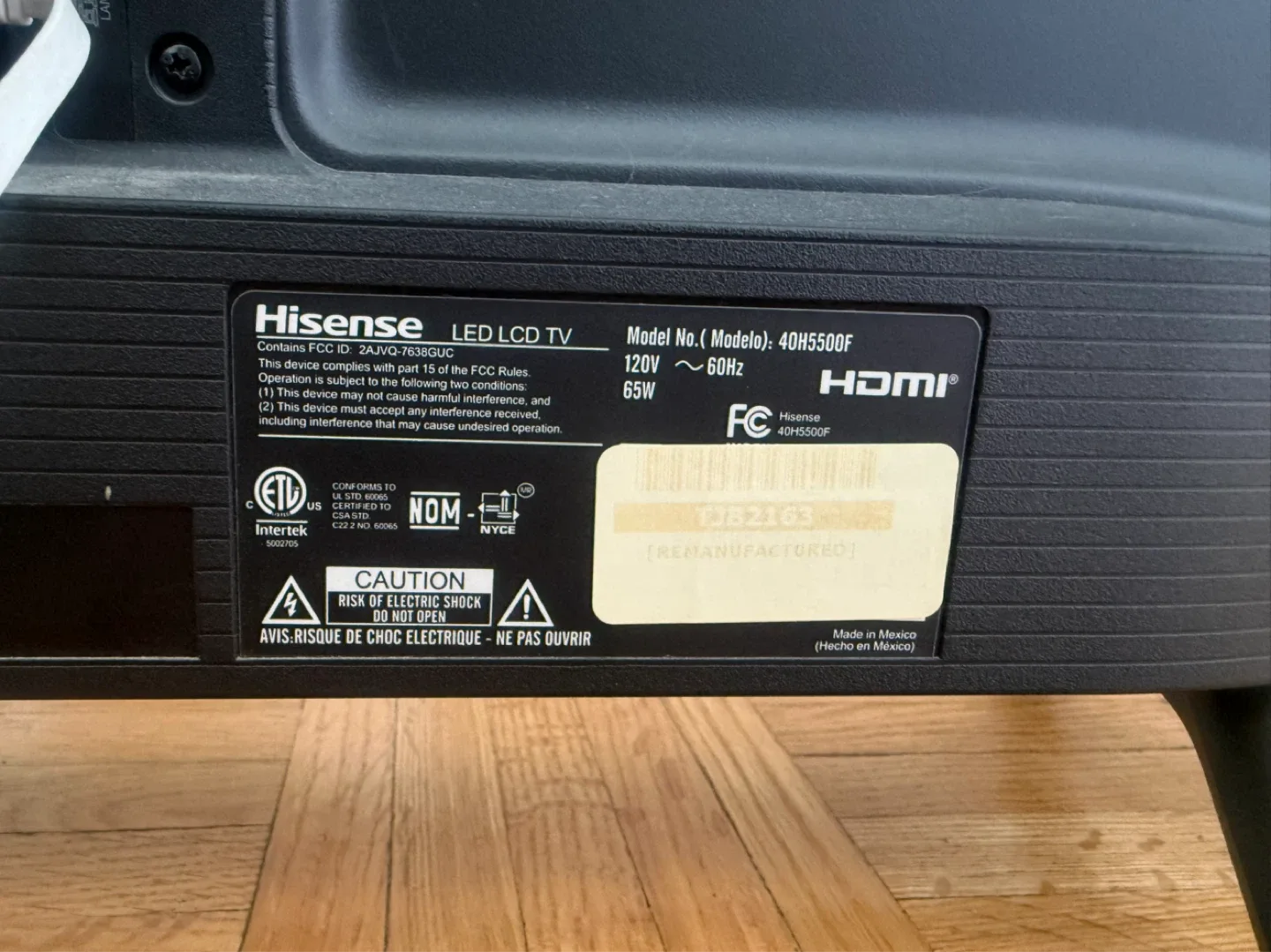 Hisense 40H5500F LED LCD TV - photo 2