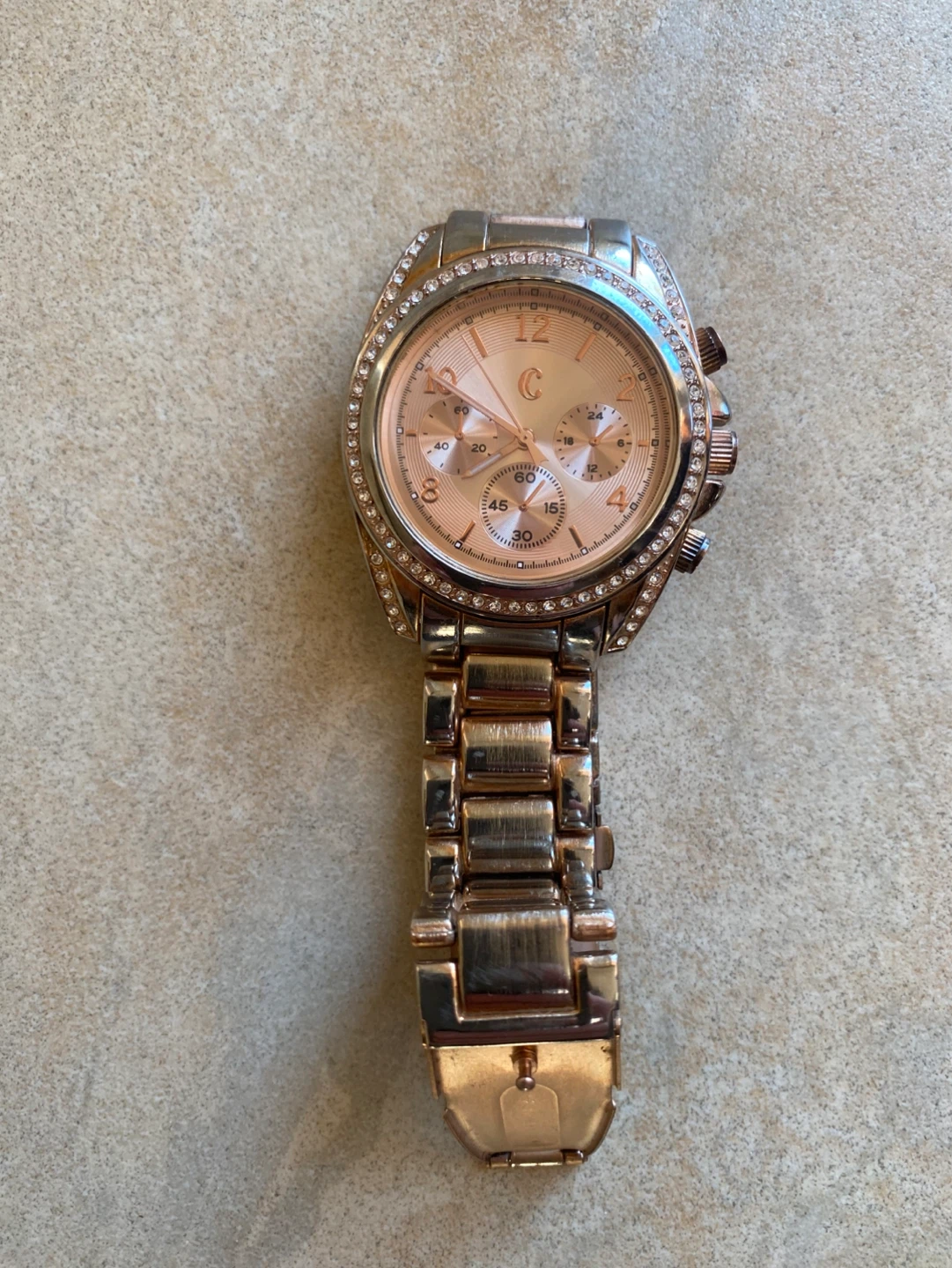Ladies Rose Gold Chronograph Watch - photo 2