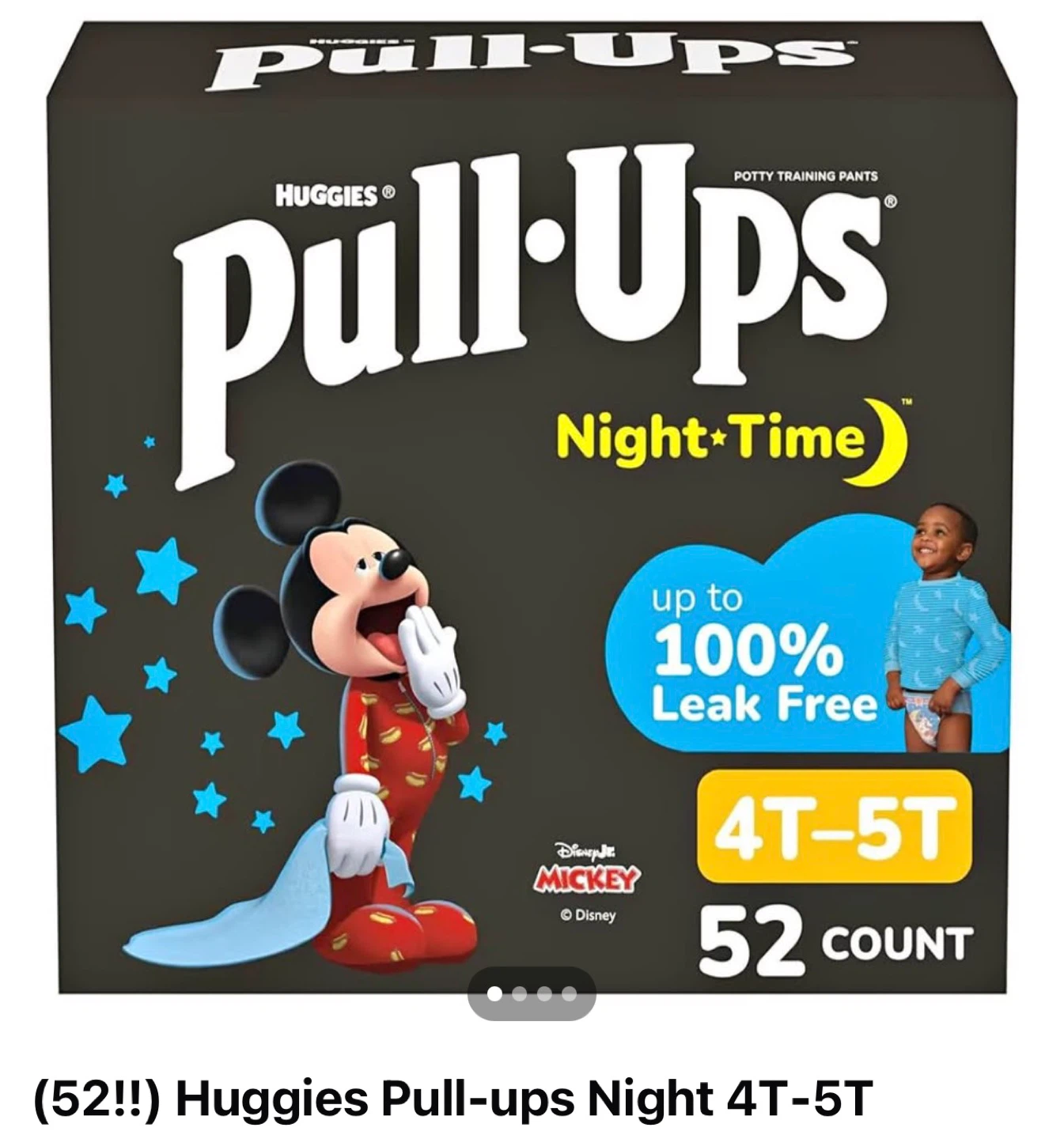 Huggies Pull-Ups Night Time 4T-5T (52 Count)