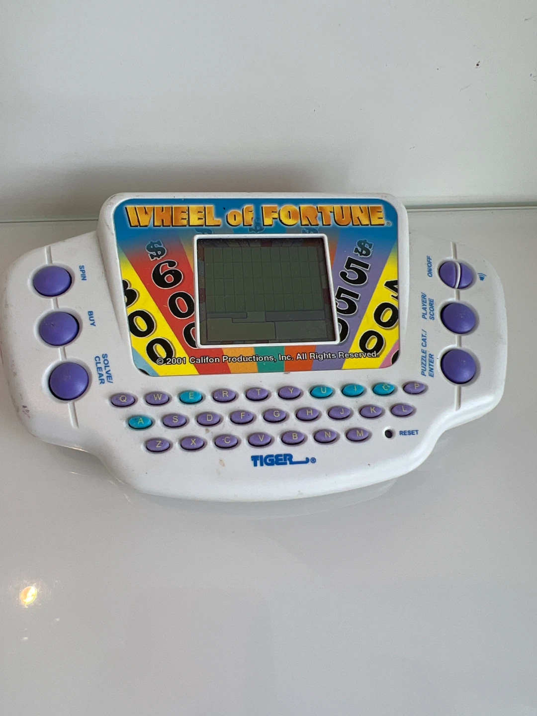 Tiger Electronics Wheel of Fortune Electronic LCD Game