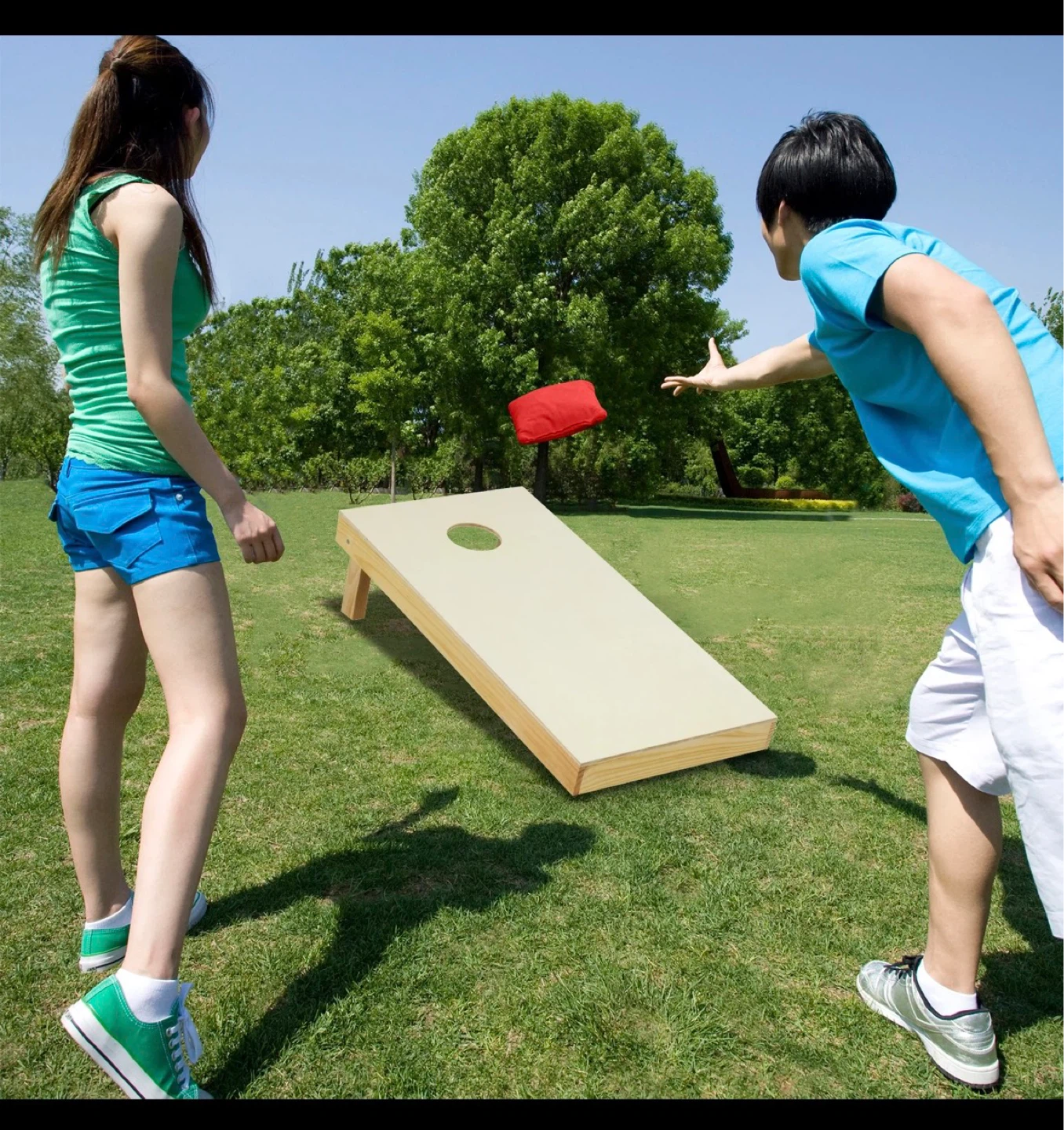 Cornhole Board Set Tailgate Size