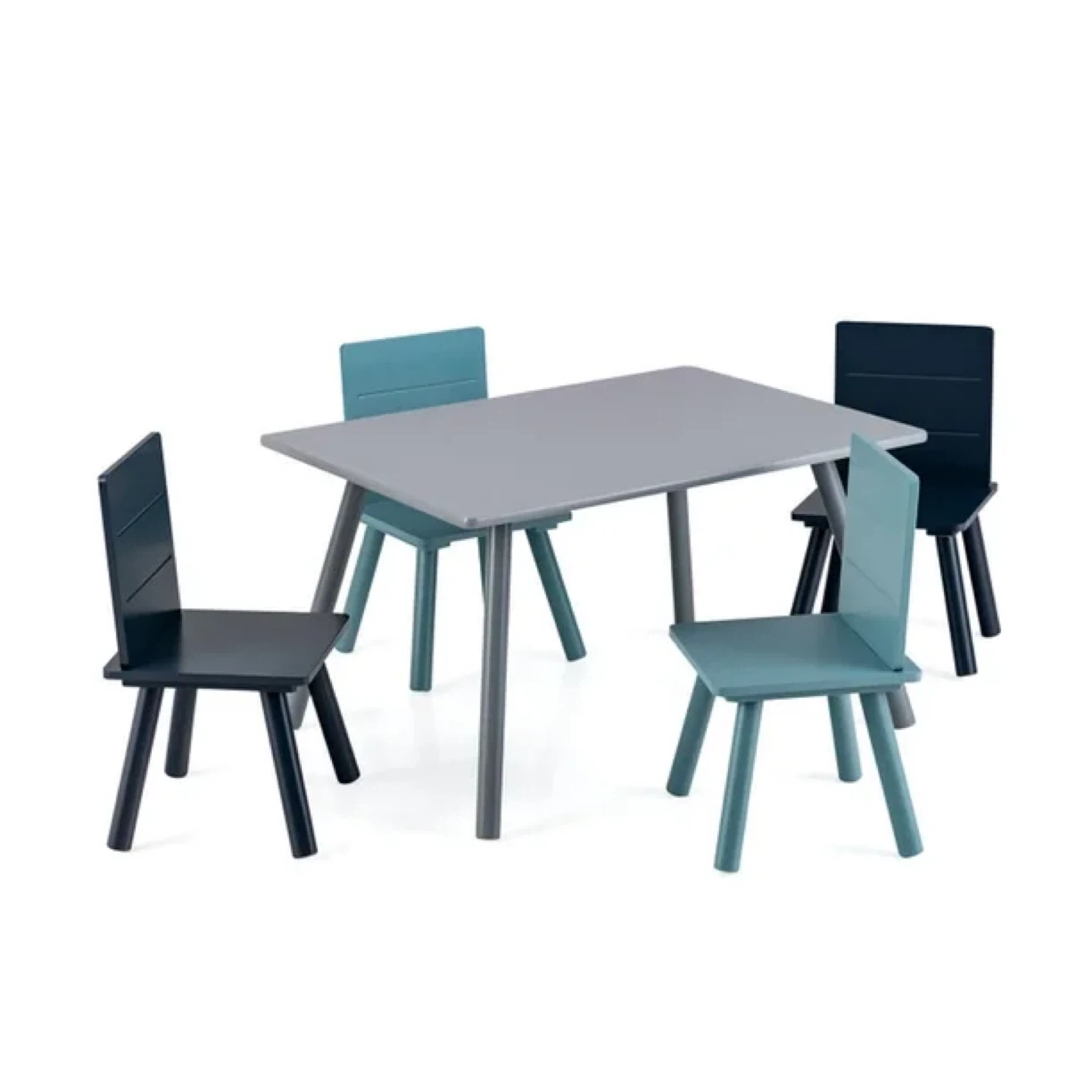 Kids Table and 4 Chairs Set - photo 2