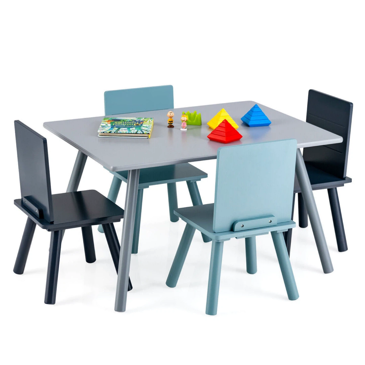 Kids Table and 4 Chairs Set