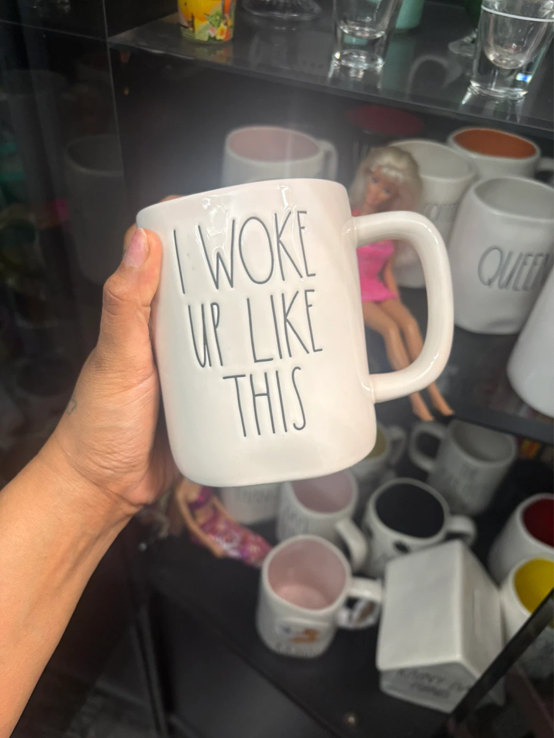 Rae Dunn "I Woke Up Like This" Mug