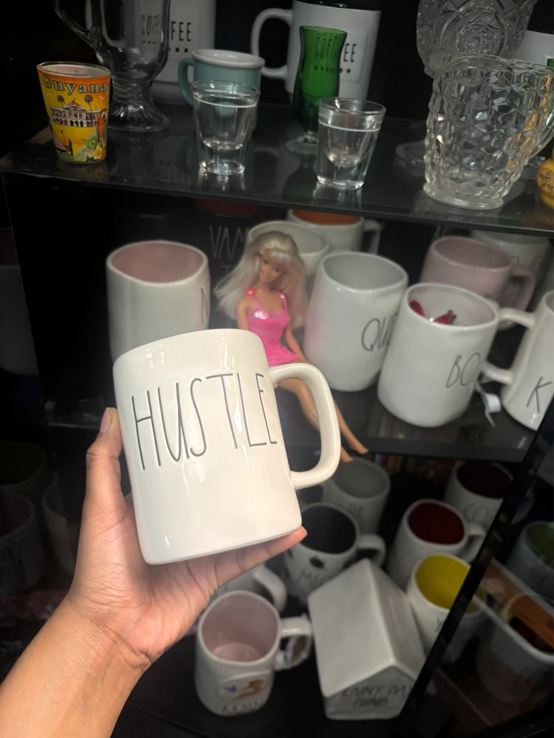 Rae Dunn "Hustle" Mug