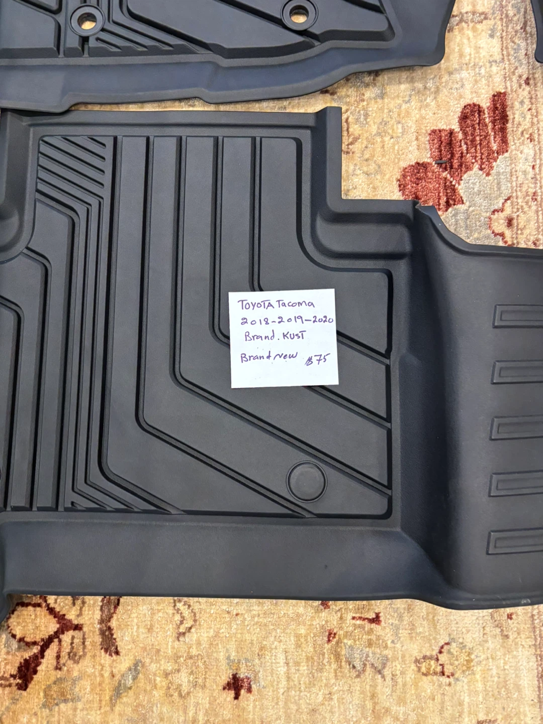 WeatherTech Floor Mats for Toyota Tacoma (2018-2020) - photo 2