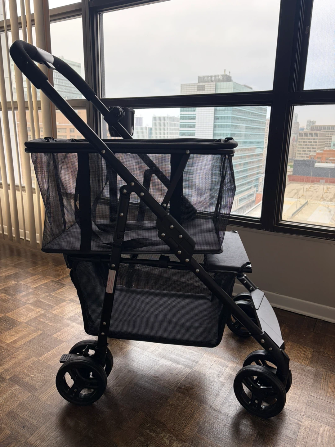 Folding Shopping Cart -Like New - photo 3