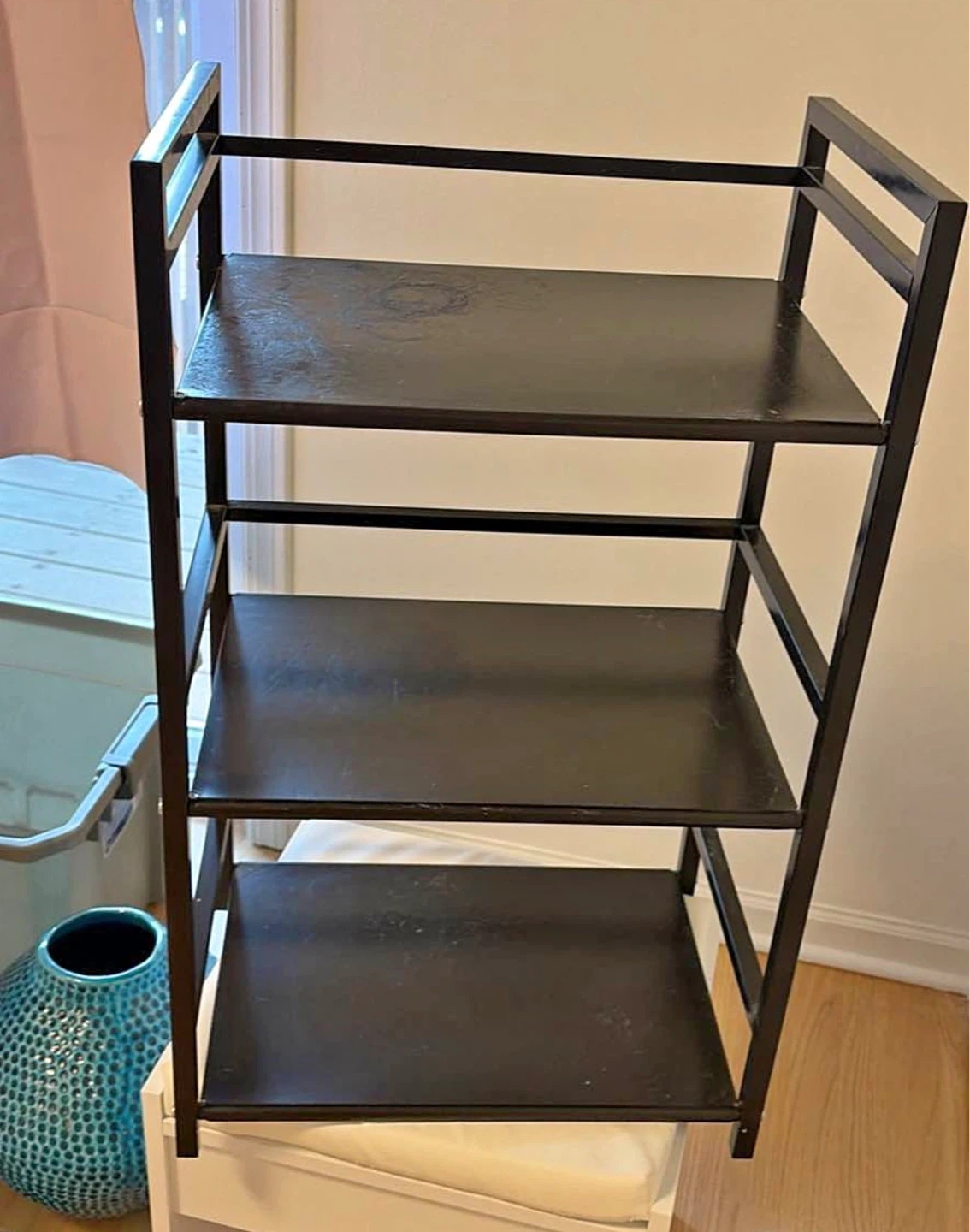 Black 3-Tier Shelf Unit