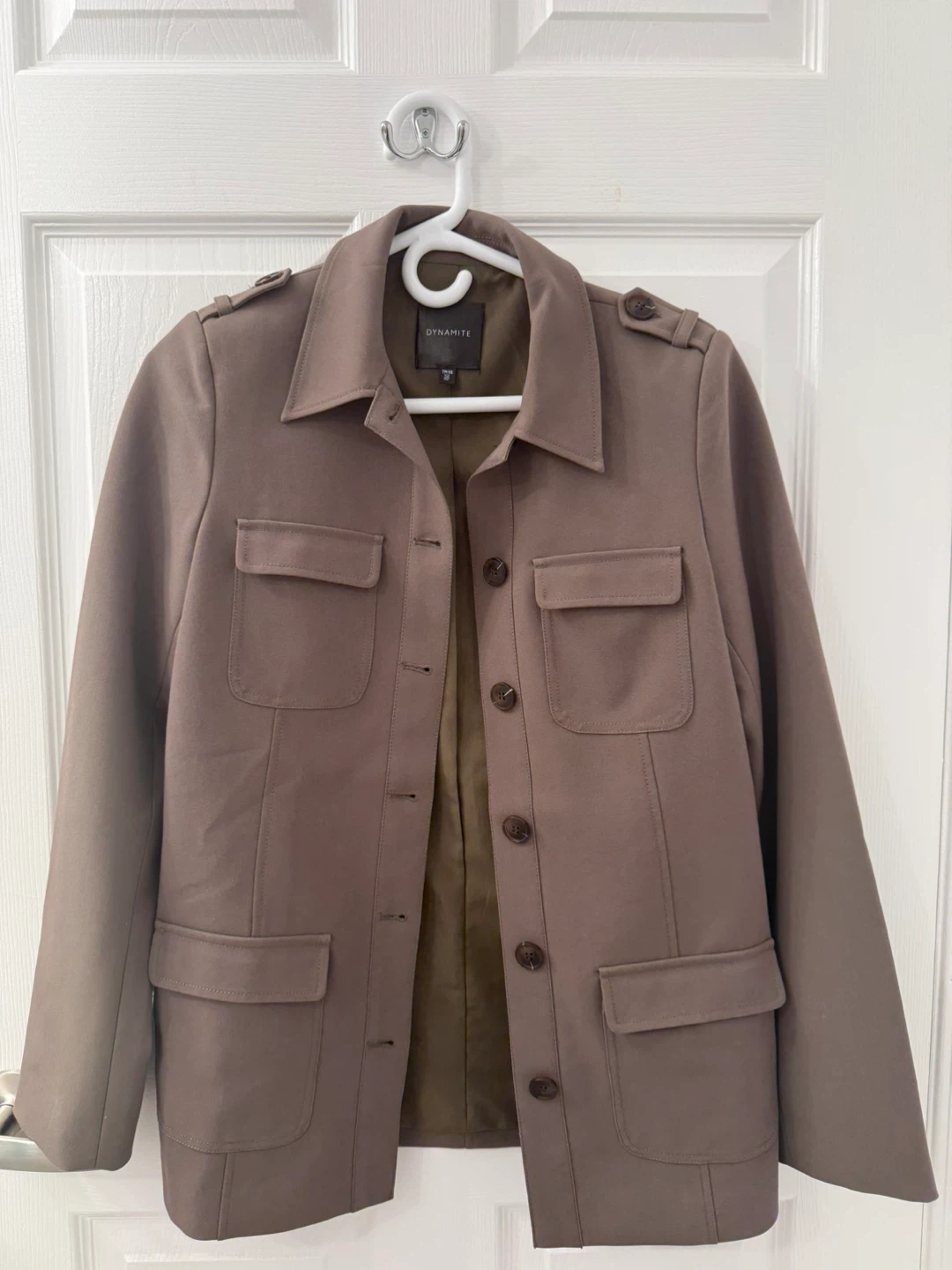 Dynamite Utility Jacket - Taupe - photo 2