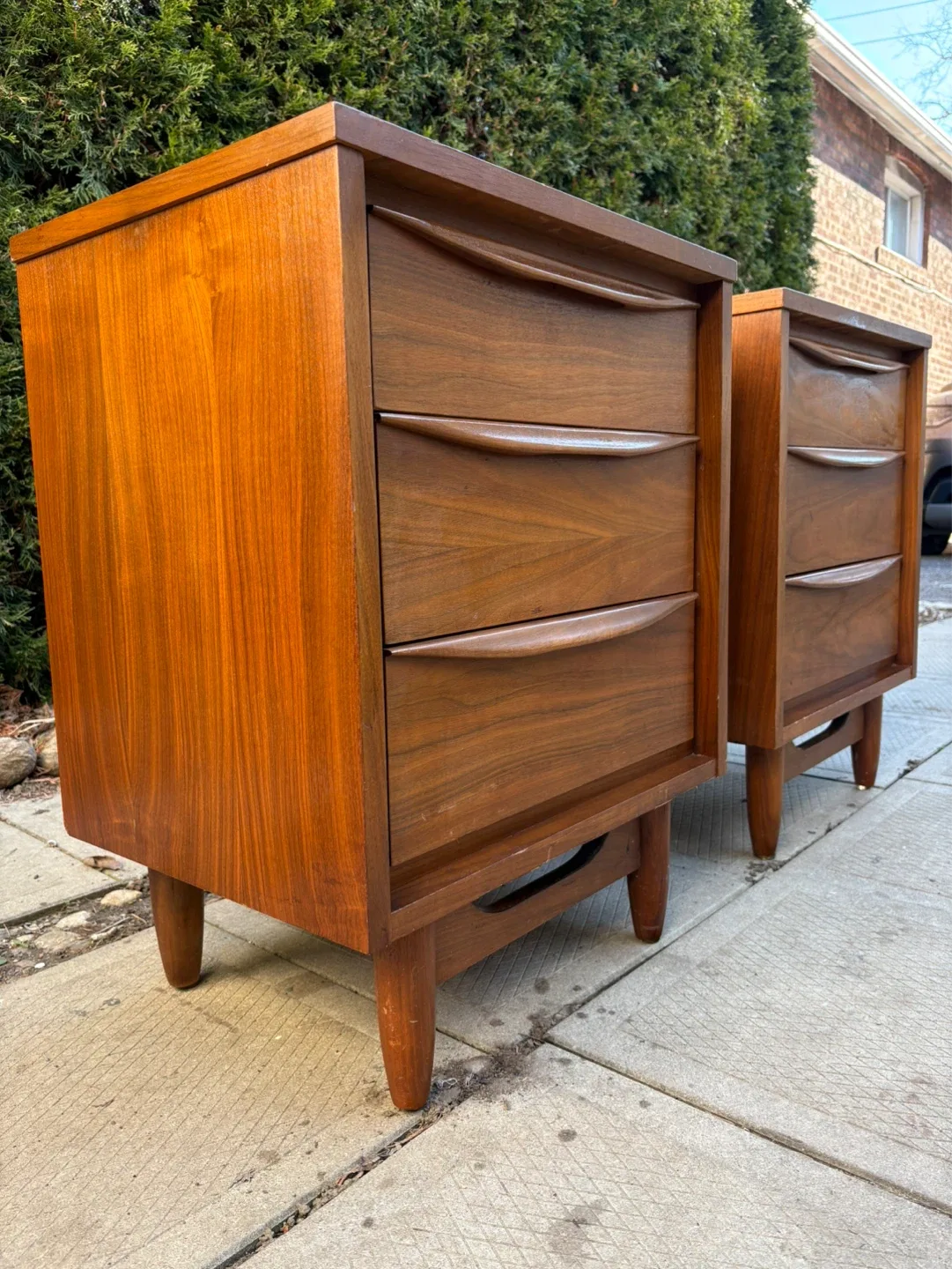 PENDING- MCM Walnut Nightstands - photo 3
