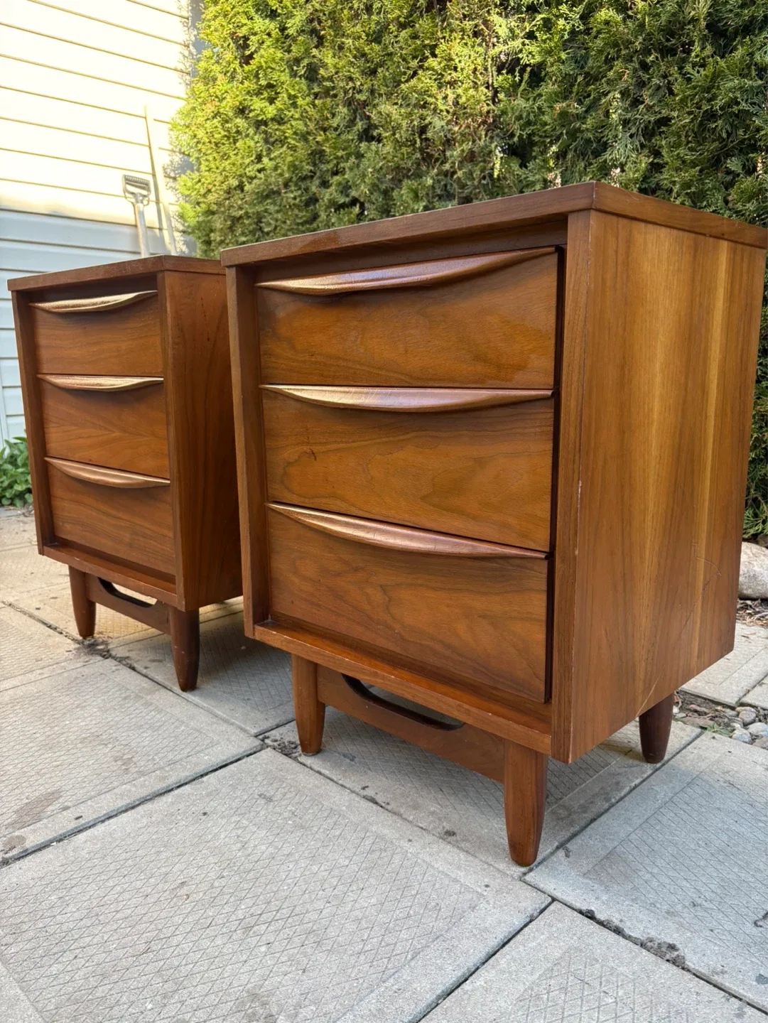 PENDING- MCM Walnut Nightstands - photo 4