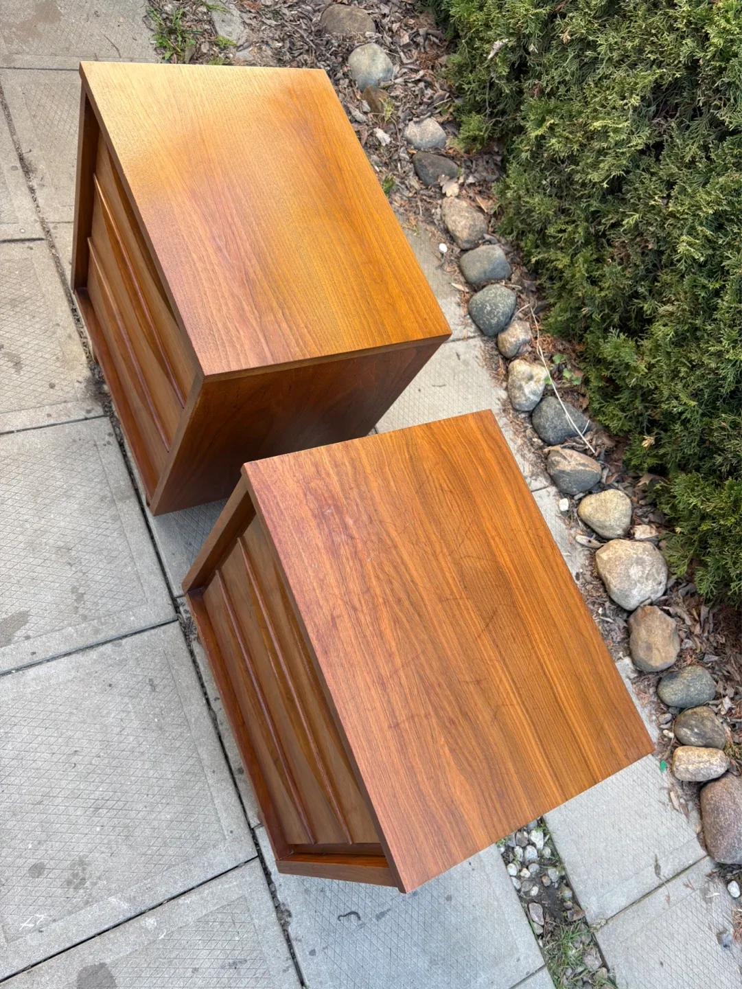 PENDING- MCM Walnut Nightstands - photo 5