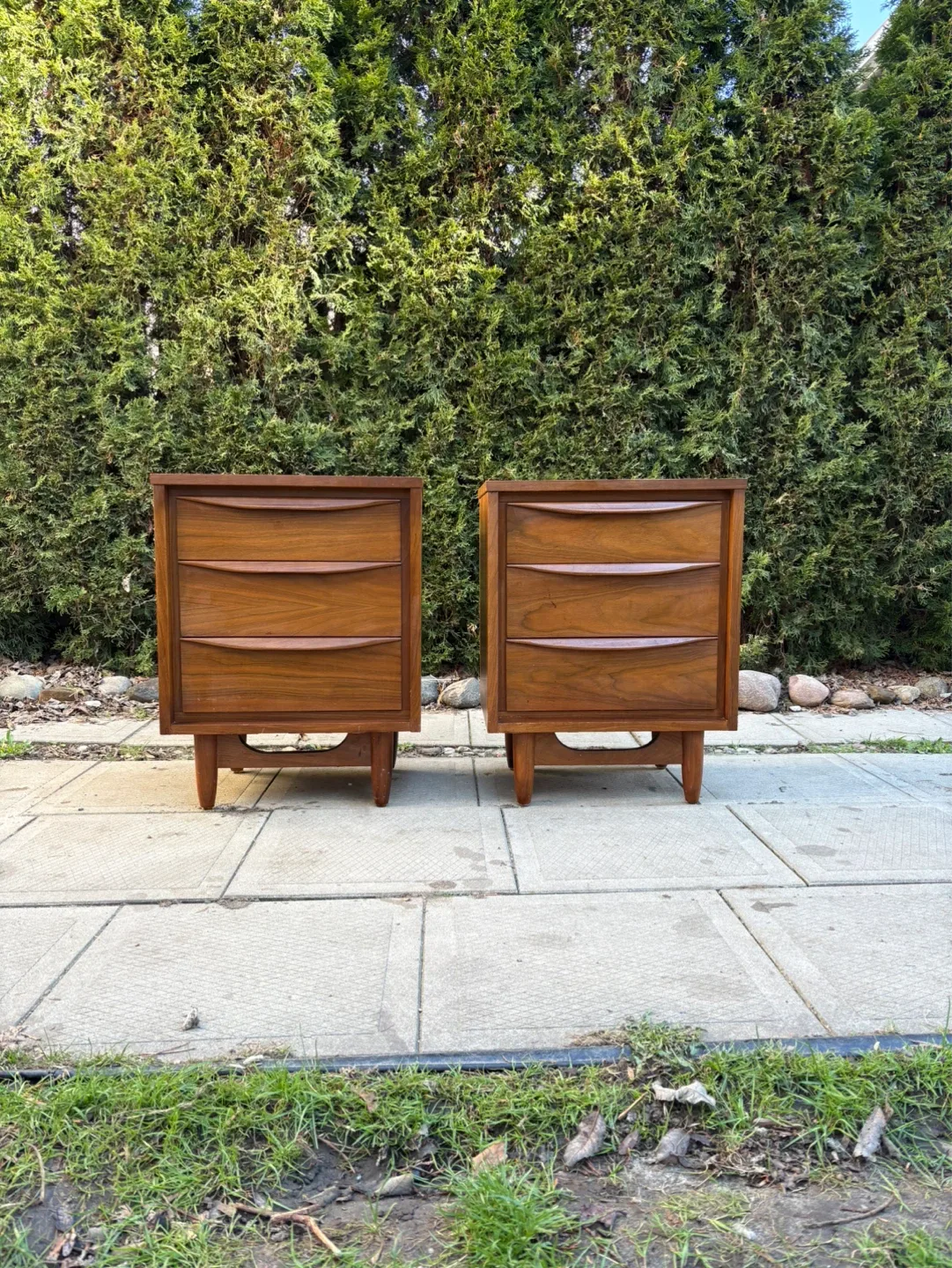 PENDING- MCM Walnut Nightstands