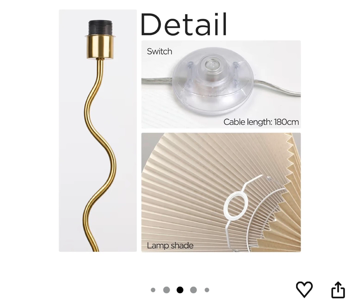 KUNJOULAM Floor Lamp brand new - photo 4