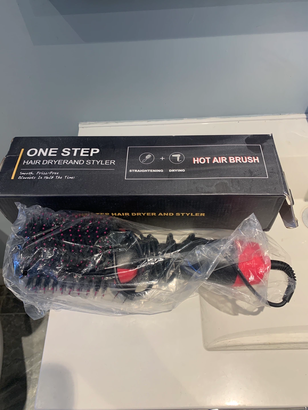 One Step Hot Air Brush Hair Dryer and Styler